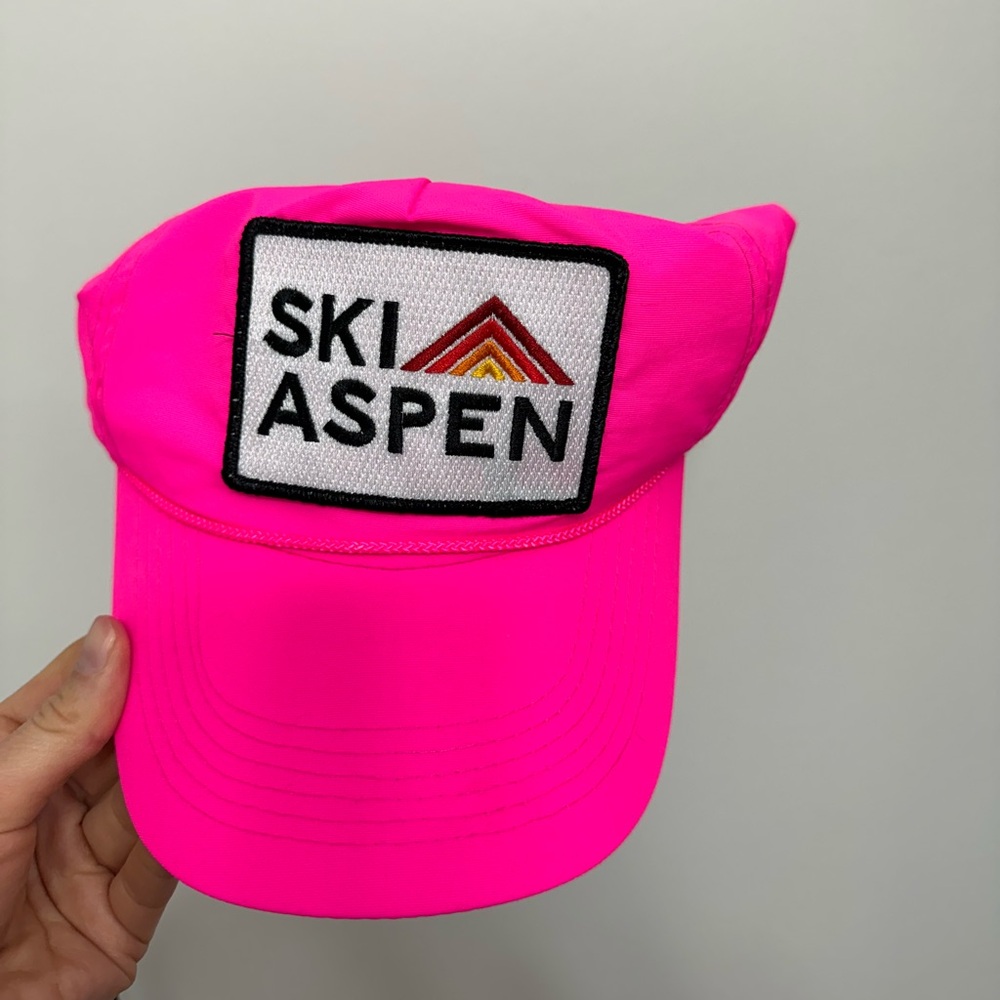 Aviator Nation Pink Ski Aspen Hat
